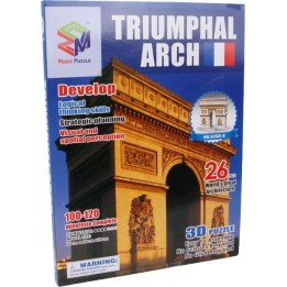 3D Puzzle Vítezný oblouk L’Arc de Triomphe