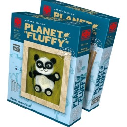 Vlněný obraz Panda