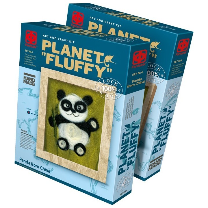 Vlněný obraz Panda